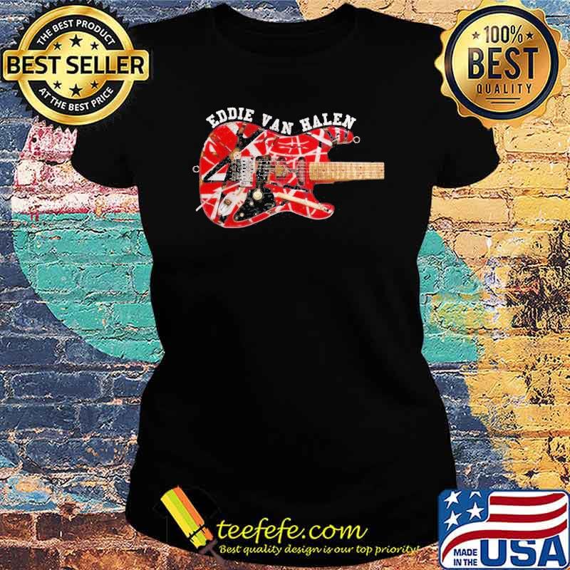 Eddie Van Halen Vintage Style Guitar Shirt Ladies tee Eddie Van Halen Vintage Style Guitar Shirt Ladies tee