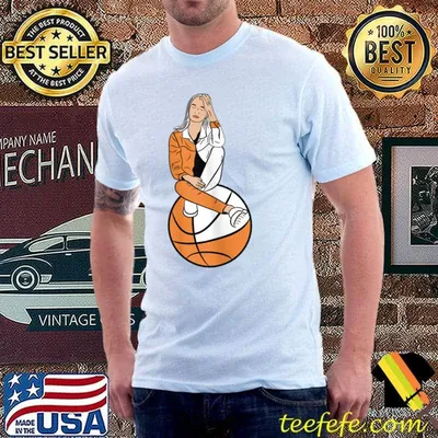 Elegant Girl Basketball T-Shirt