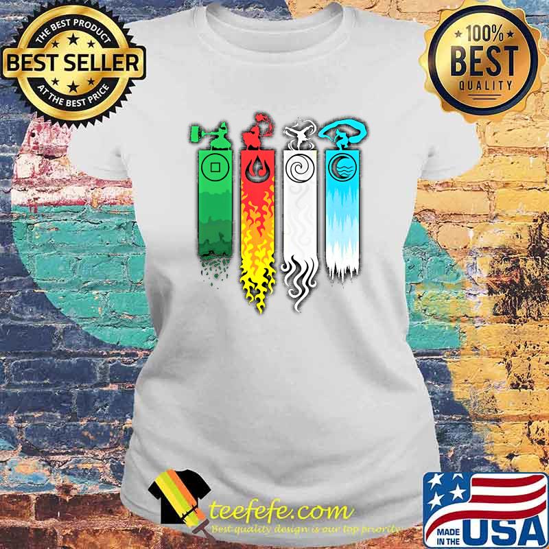 Elemental Bending Avatar Classic T-Shirt Laides tee Elemental Bending Avatar Classic T-Shirt Laides tee