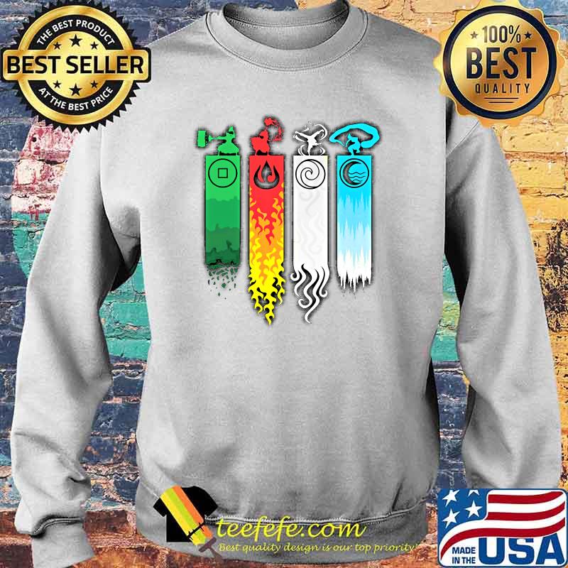Elemental Bending Avatar Classic T-Shirt Sweater Elemental Bending Avatar Classic T-Shirt Sweater