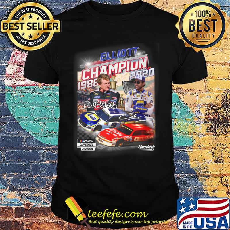Elliott Champion 1988 2010 Nascar Cup Series Signature Shirt Elliott Champion 1988 2010 Nascar Cup Series Signature Shirt