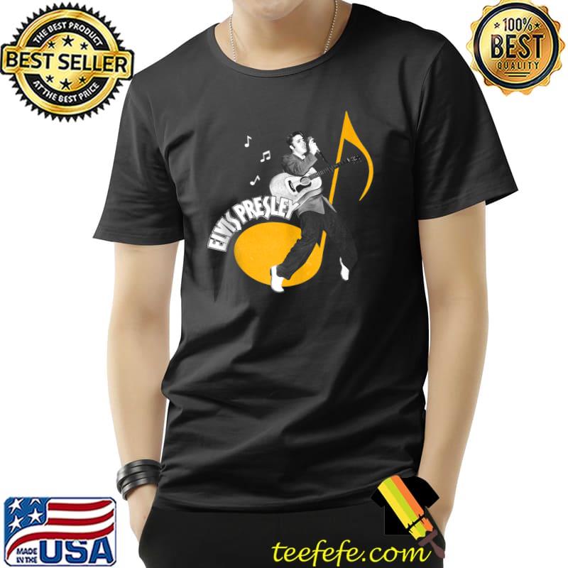 Elvis Presley Official Music Note T-s Unisex Elvis Presley Official Music Note T-s Unisex