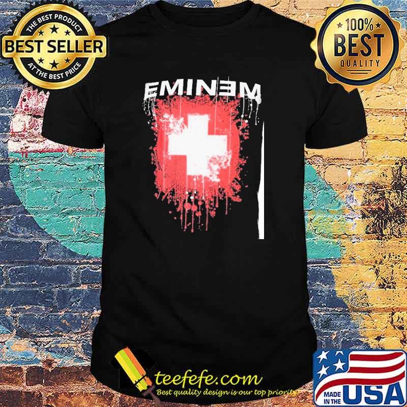 Eminem Plus White Red Shirt