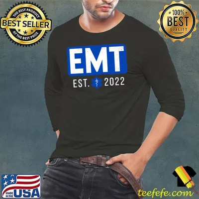EMT Established Est 2022 EMS Paramedic Medic Graduation T-shirt