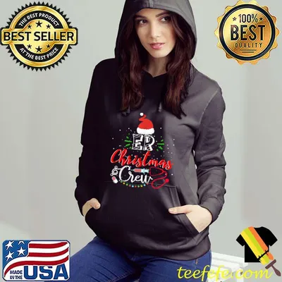 ER Nurse Christmas Crew Cute Xmas T-Shirt