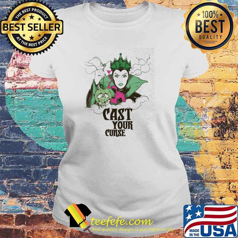 Evil Queen Cast Your Curse Malefficient Shirt Laides tee Evil Queen Cast Your Curse Malefficient Shirt Laides tee