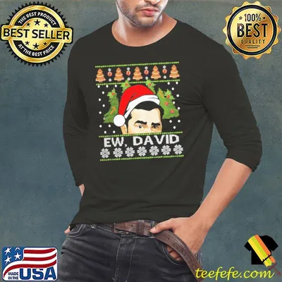 Ew David Snow Christmas Tree Shirt
