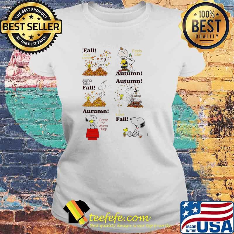 Fall Autumn Snoopy Shirt Laides tee Fall Autumn Snoopy Shirt Laides tee