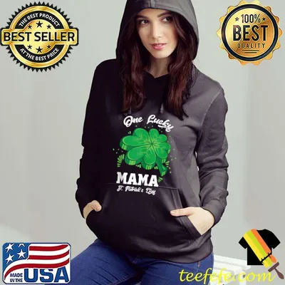 Family St Patrick's Day Costume One Lucky Mama T-shirt