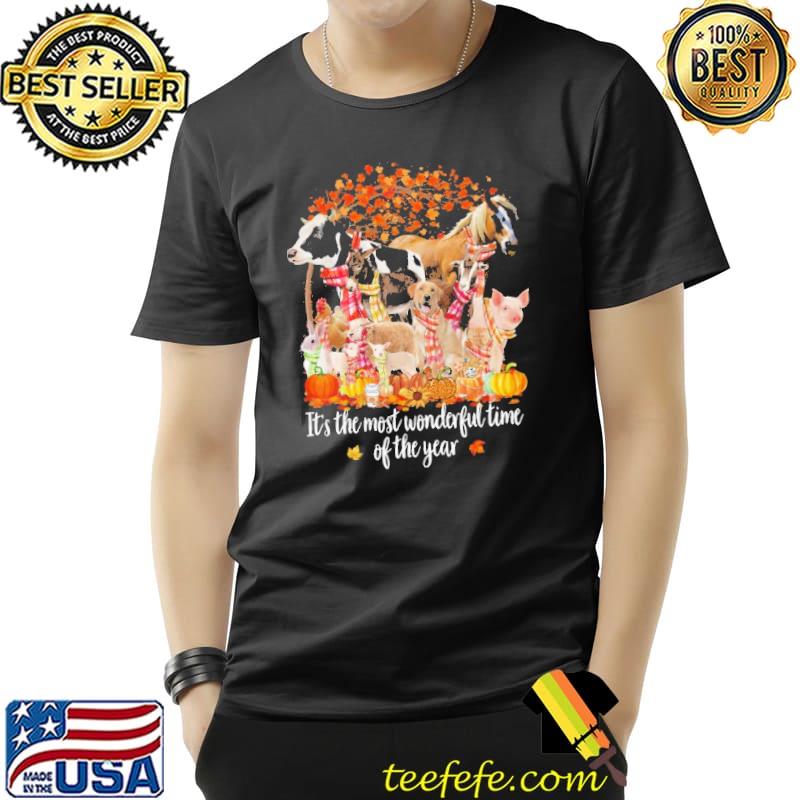 Farm Thanksgiving - It's The Most Wonderful Time Of The Year Shirt Unisex Farm Thanksgiving - It's The Most Wonderful Time Of The Year Shirt Unisex
