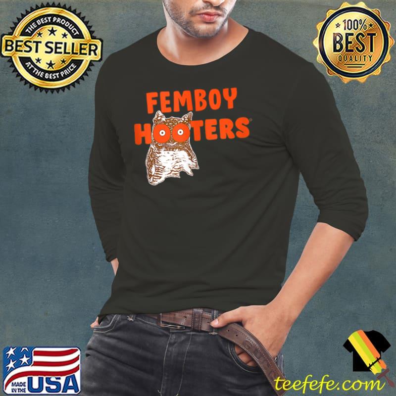 Femboy Hooters Girl Costume T-s Long Sleeve Tee Femboy Hooters Girl Costume T-s Long Sleeve Tee