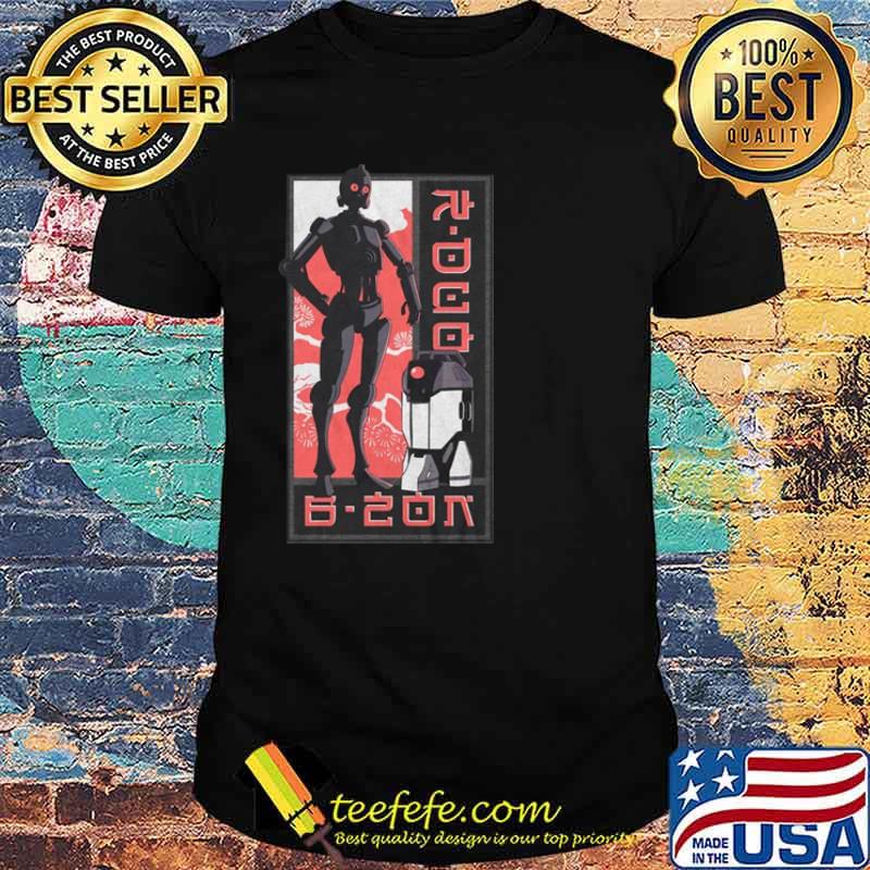 Fiction Star War Visions Droids Robot Shirt