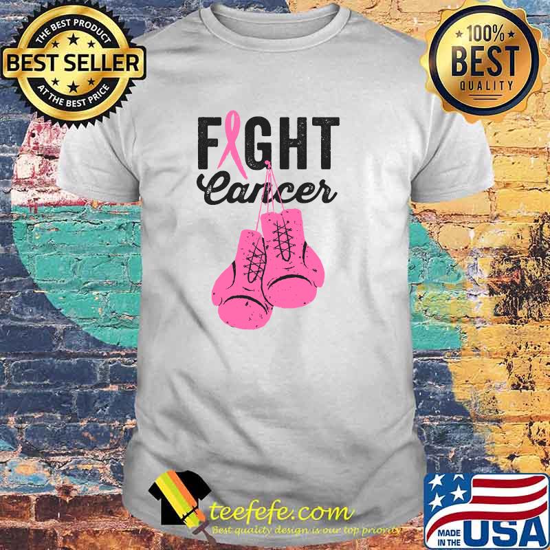 Fight Breast Cancer Awareness Shirts, Warrior, Boxing Gloves T-shirt