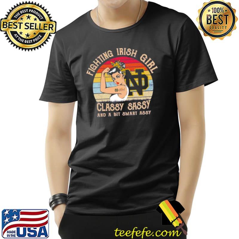 Fighting Girl Classy Sassy And A Bit Smart Assy Vintage Shirt