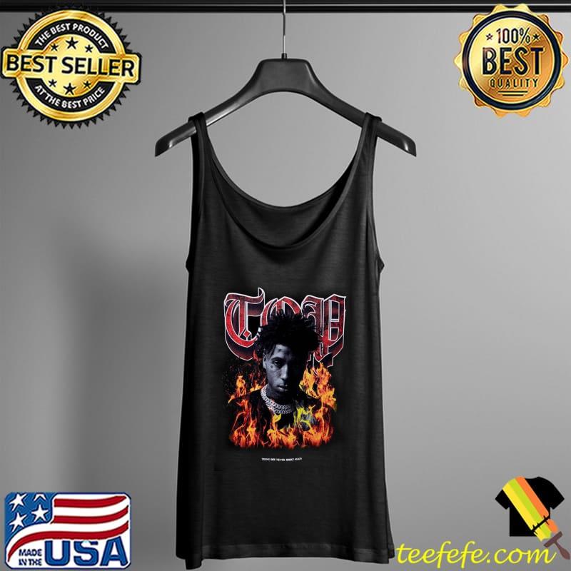 Fire Top Bootleg YoungBoy Never Broke Again Drill Shirt Tank Top Fire Top Bootleg YoungBoy Never Broke Again Drill Shirt Tank Top