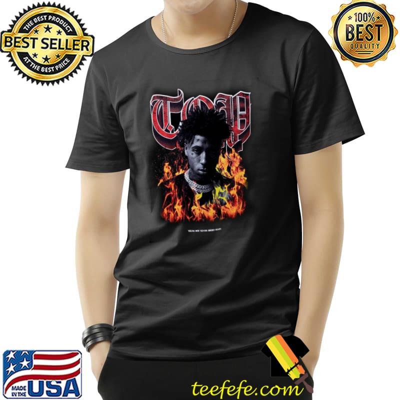 Fire Top Bootleg YoungBoy Never Broke Again Drill Shirt Unisex Fire Top Bootleg YoungBoy Never Broke Again Drill Shirt Unisex