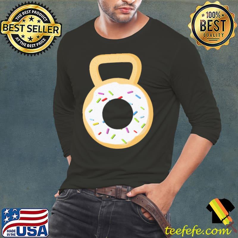 Fitness Kettlebell Donut Shirt Long Sleeve Tee Fitness Kettlebell Donut Shirt Long Sleeve Tee