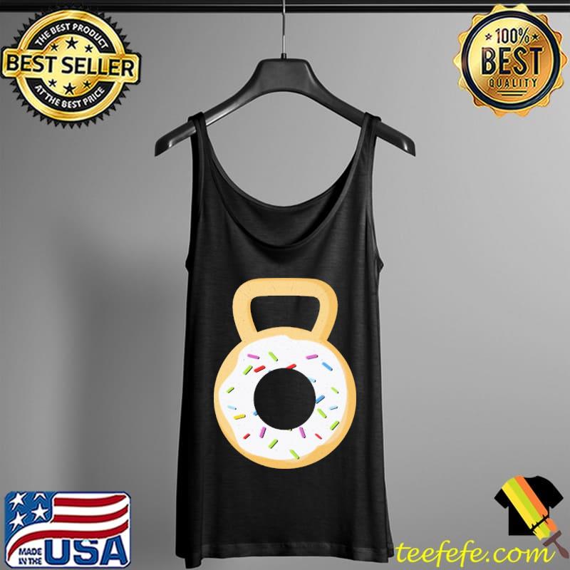 Fitness Kettlebell Donut Shirt Tank Top Fitness Kettlebell Donut Shirt Tank Top