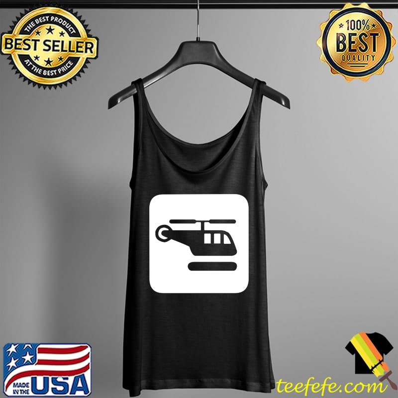 Floating Helicopter T-Shirt Tank Top Floating Helicopter T-Shirt Tank Top