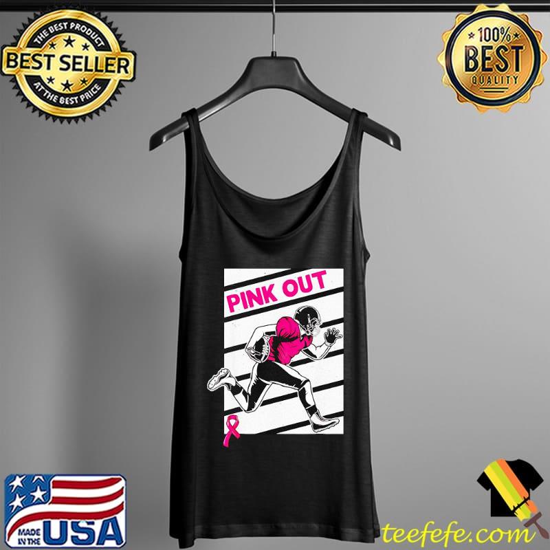Football Player Breast Cancer Pink Out Shirt Tank Top Football Player Breast Cancer Pink Out Shirt Tank Top