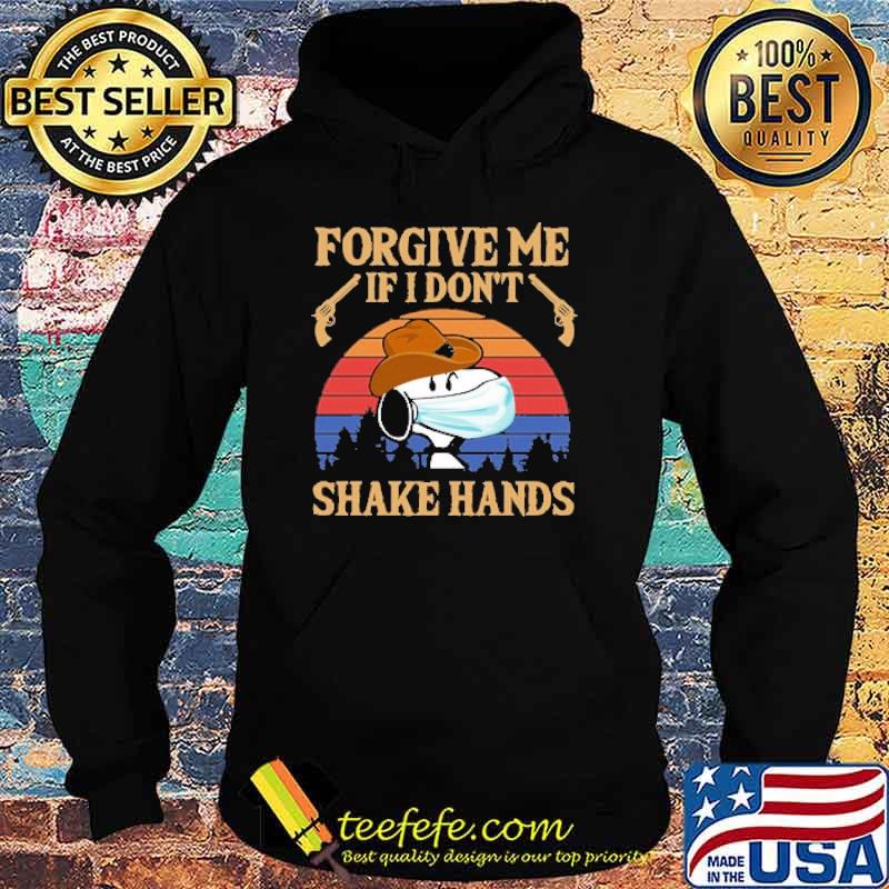 Forgive me if i dont shake hands snoopy mask vintage s Hoodie Forgive me if i dont shake hands snoopy mask vintage s Hoodie