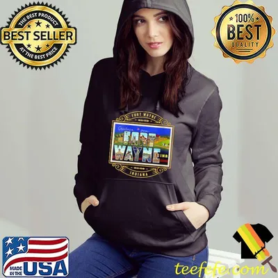Fort Wayne Indiana IN Large Letter Postcard Ornate T-Shirt