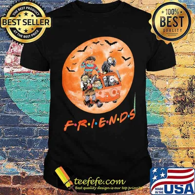 Freddy Krueger Michael Myers Leatherface Chucky Ghostface Jason Voorhees friends jason voorhees blood moon shirt