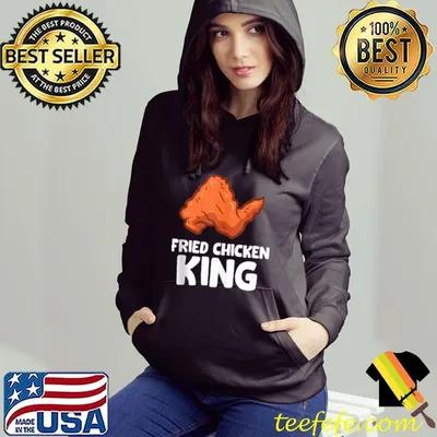 Fried Chicken King Funny Chicken Wing T-shirt