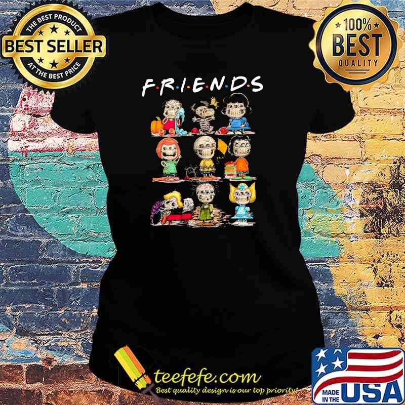 Friends skulls horror halloween s Ladies tee Friends skulls horror halloween s Ladies tee
