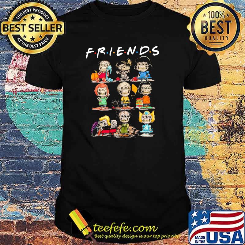 Friends skulls horror halloween shirt