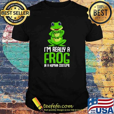 Frog Lover Frogs Costume Kids Girls Boys T-Shirt