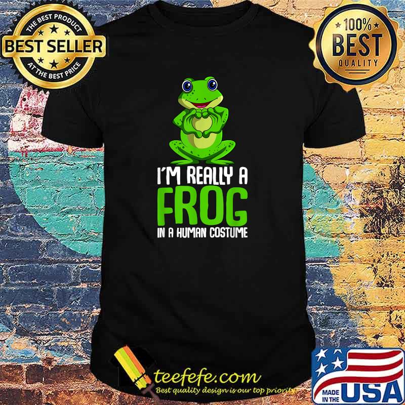 Life Is Better With Frogs Boys Girls Kids Frog Lover T-Shirt
