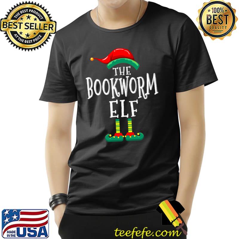 Funny bookworm Elf Matching Family Group Christmas Party Pajama T-s Unisex Funny bookworm Elf Matching Family Group Christmas Party Pajama T-s Unisex