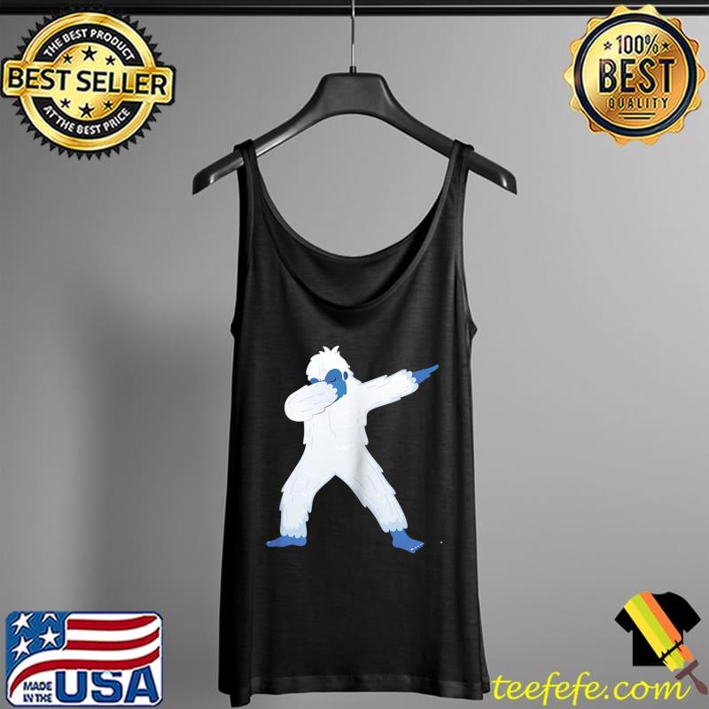 Funny Dabbing Yeti Design Raglan Baseball T-s Tank Top Funny Dabbing Yeti Design Raglan Baseball T-s Tank Top