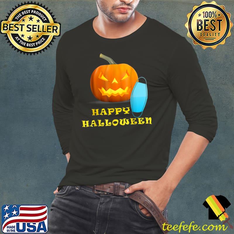 Funny Halloween Clothes Pumpkins Wearing Medical Mask T-Shirt Funny Halloween Clothes Pumpkins Wearing Medical Mask T-Shirt