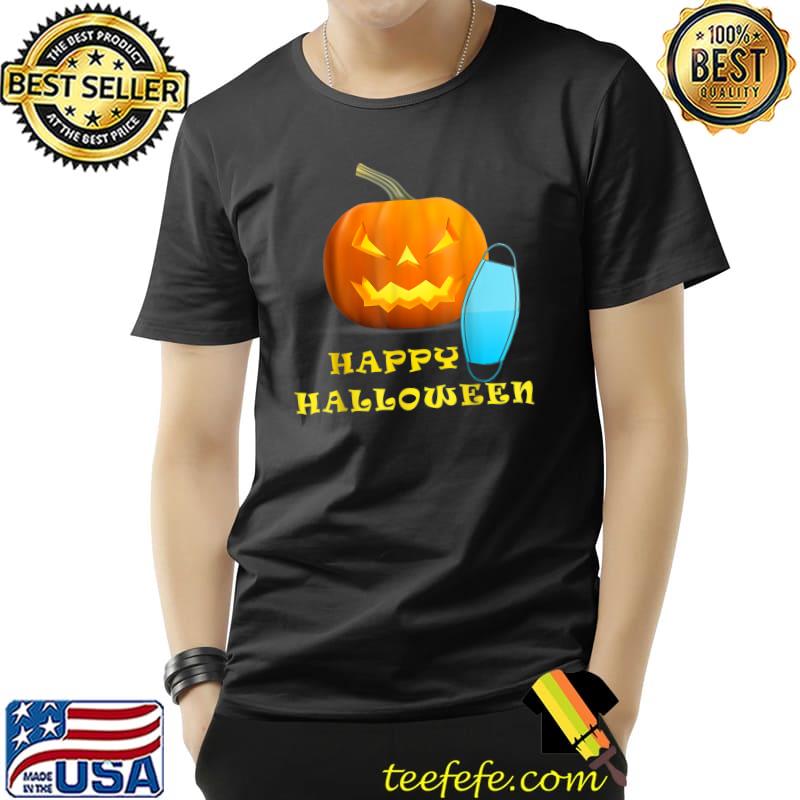 Funny Halloween Clothes Pumpkins Wearing Medical Mask T-Shirt Unisex Funny Halloween Clothes Pumpkins Wearing Medical Mask T-Shirt Unisex