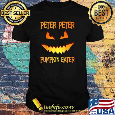 Funny Halloween Matching Costume Peter Pumpkin Eater T-Shirt