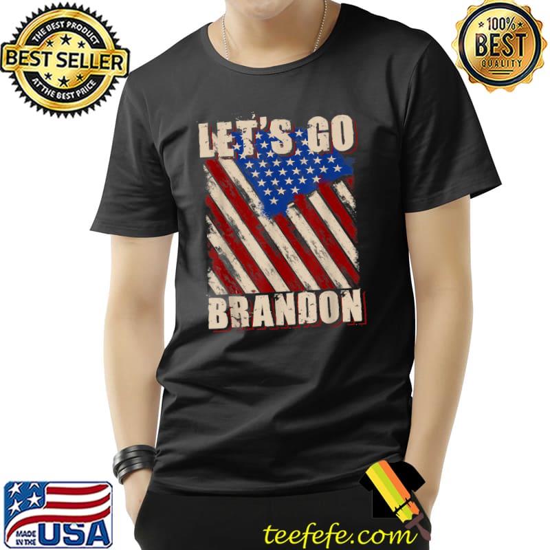 Funny let's Go Brandon Tee Conservative Anti Liberal US Flag T-Shirt Unisex Funny let's Go Brandon Tee Conservative Anti Liberal US Flag T-Shirt Unisex