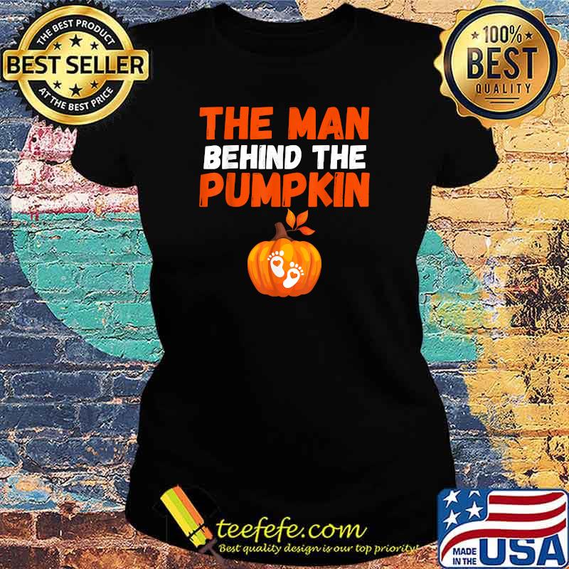 Funny Man Behind the Pumpkin Halloween Pregnancy Tee for Men T-Shirt Ladies tee Funny Man Behind the Pumpkin Halloween Pregnancy Tee for Men T-Shirt Ladies tee