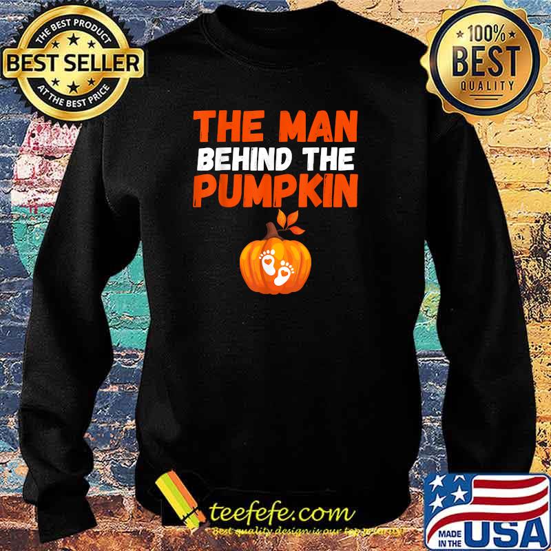 Funny Man Behind the Pumpkin Halloween Pregnancy Tee for Men T-Shirt Sweater Funny Man Behind the Pumpkin Halloween Pregnancy Tee for Men T-Shirt Sweater