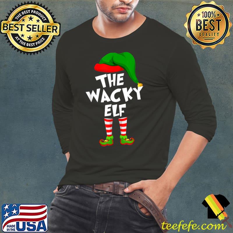 Funny Matching Family Christmas The Wacky Elf T-Shirt