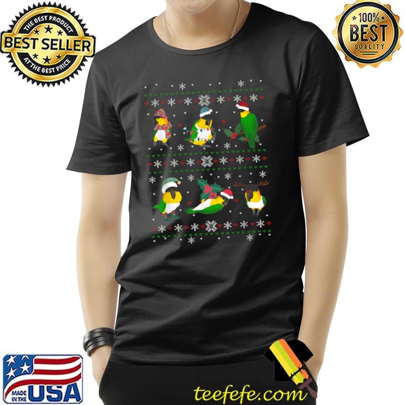 Funny Parrot Owner Birb memes Ugly Christmas Caique T-Shirt Unisex Funny Parrot Owner Birb memes Ugly Christmas Caique T-Shirt Unisex