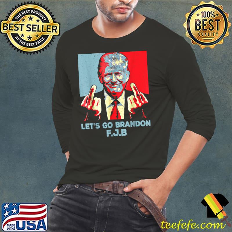 Funny Vintage Trump Anti-Biden Lets Go Bran.don Republican T-Shirt Long Sleeve Tee Funny Vintage Trump Anti-Biden Lets Go Bran.don Republican T-Shirt Long Sleeve Tee
