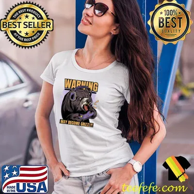 Gaming Bear May Become Grizzly Game And Animal Lover's T-Shirt