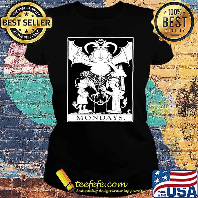Garfields TarotMondays Shirt Ladies tee Garfields TarotMondays Shirt Ladies tee