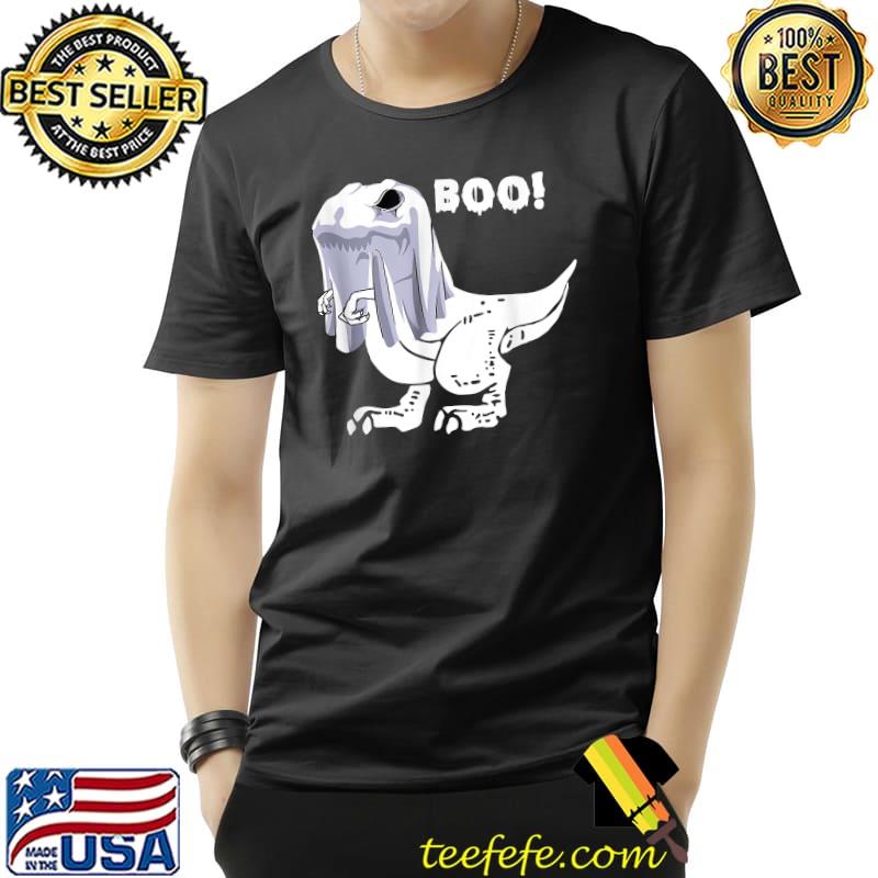 Ghost Dinosaur T rex Boo Halloween T-Shirt Ghost Dinosaur T rex Boo Halloween T-Shirt