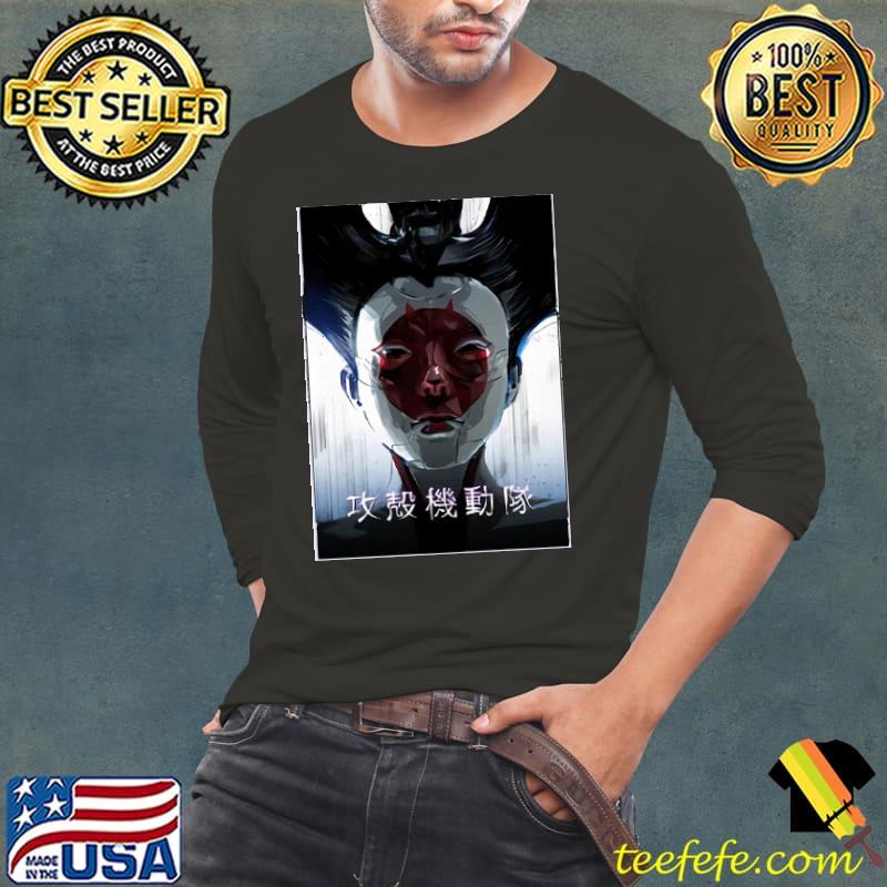 Ghost In The Shell Anime Shirt Long Sleeve Tee Ghost In The Shell Anime Shirt Long Sleeve Tee