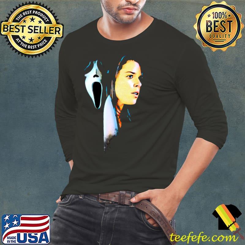Ghostface and Sidney T-Shirt Long Sleeve Tee Ghostface and Sidney T-Shirt Long Sleeve Tee