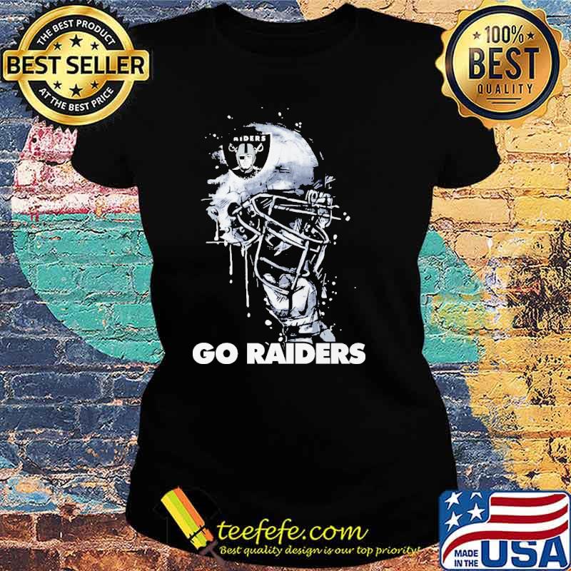 Go raiders helmet football team s Ladies tee Go raiders helmet football team s Ladies tee