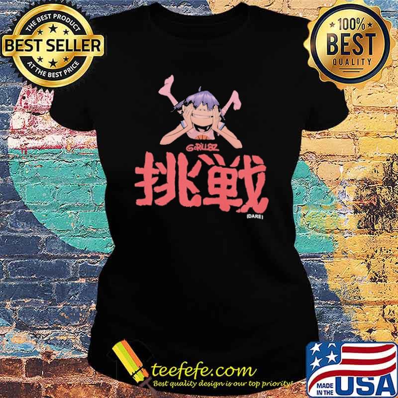 Go Rillaz Dare Anime Shirt Ladies tee Go Rillaz Dare Anime Shirt Ladies tee